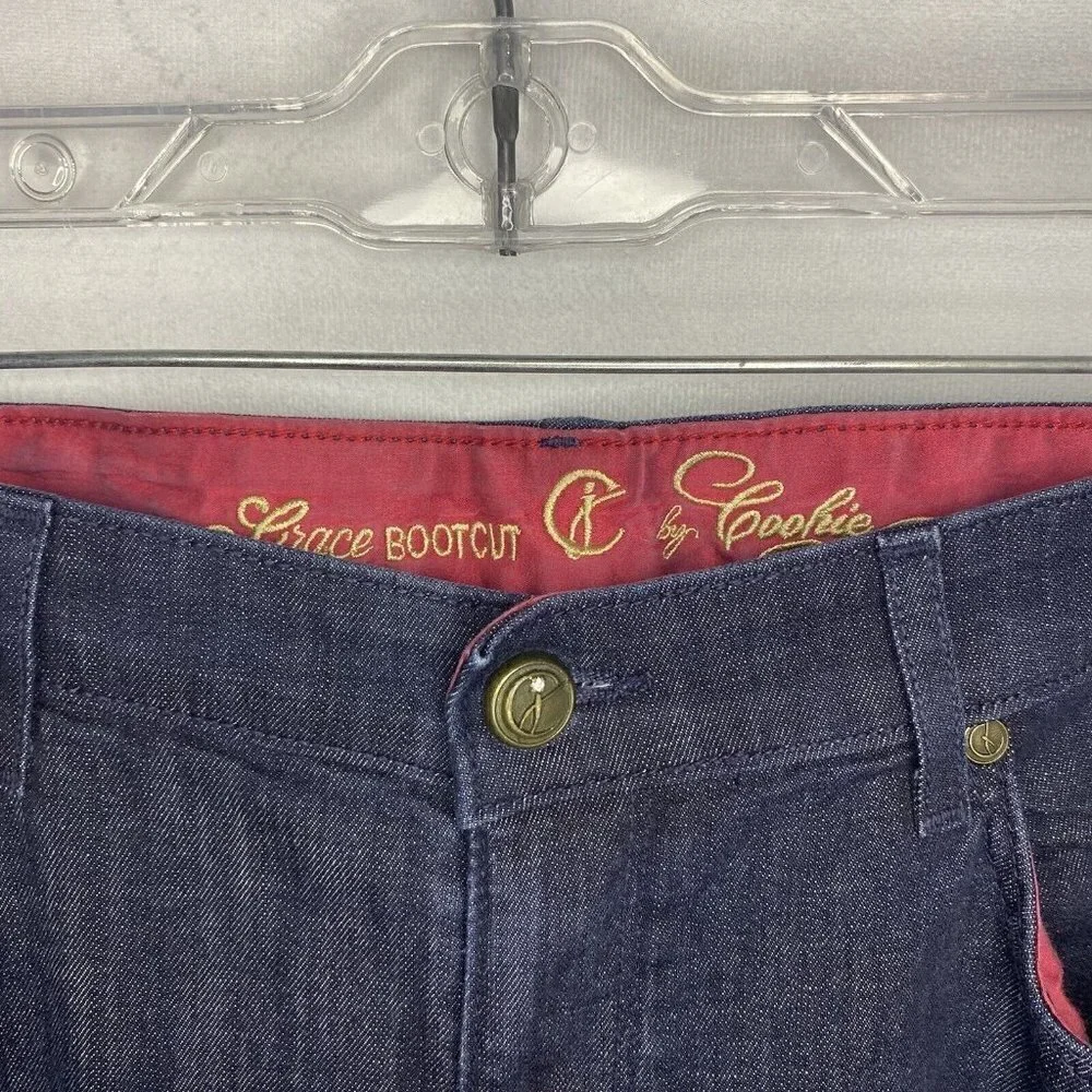 CJ by Cookie Johnson Grace Bootcut Jeans sz 30 (32x29) Dark Denim Blue Stretch